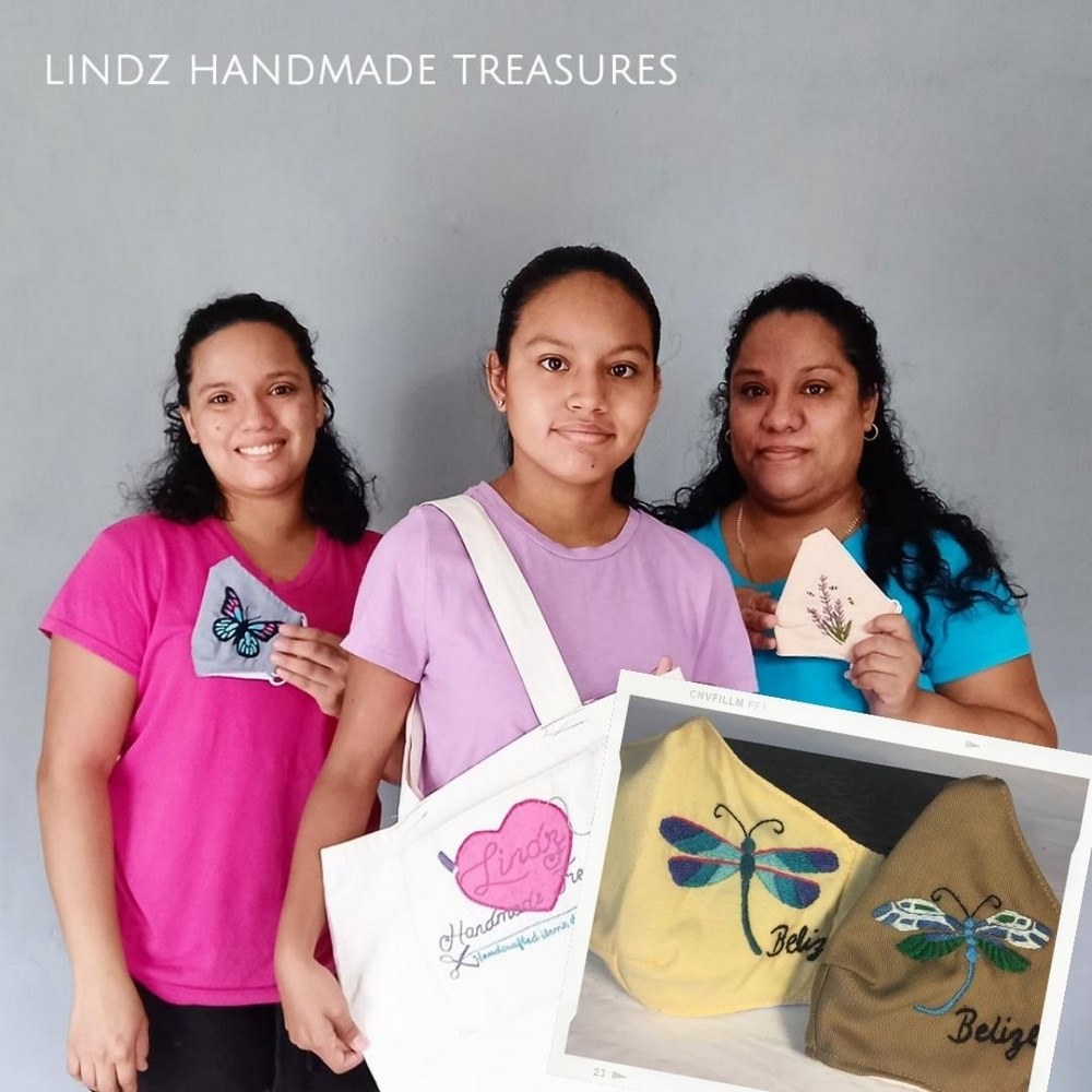 Reusable Masks Belize gift by Linda Escalante
